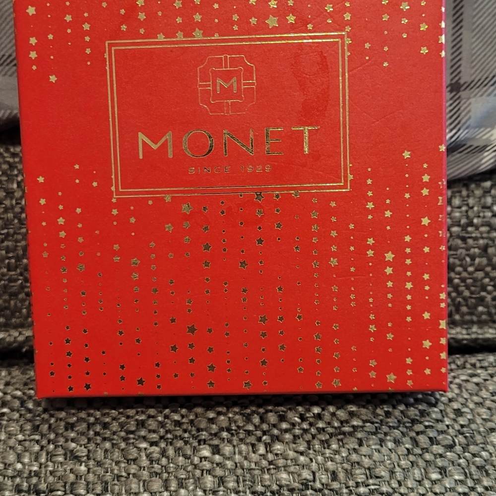 Monet Red and Gold Decorative Box